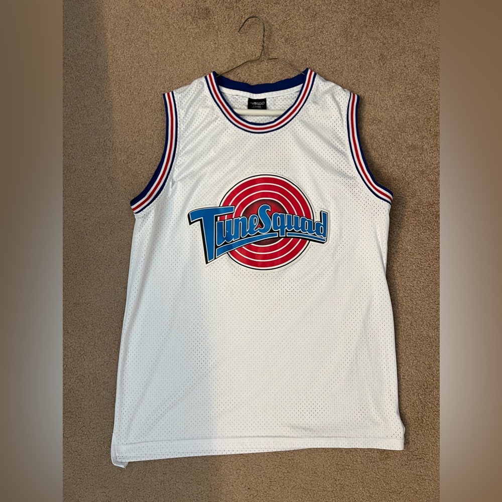 White Tune Squad Bugs Bunny Jersey, Size L